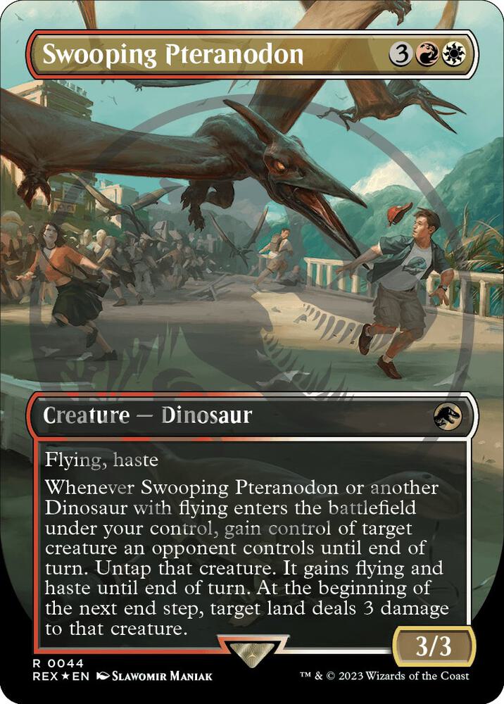 Swooping Pteranodon (Borderless) (Emblem) (44) [Jurassic World Collection] [Borderless]