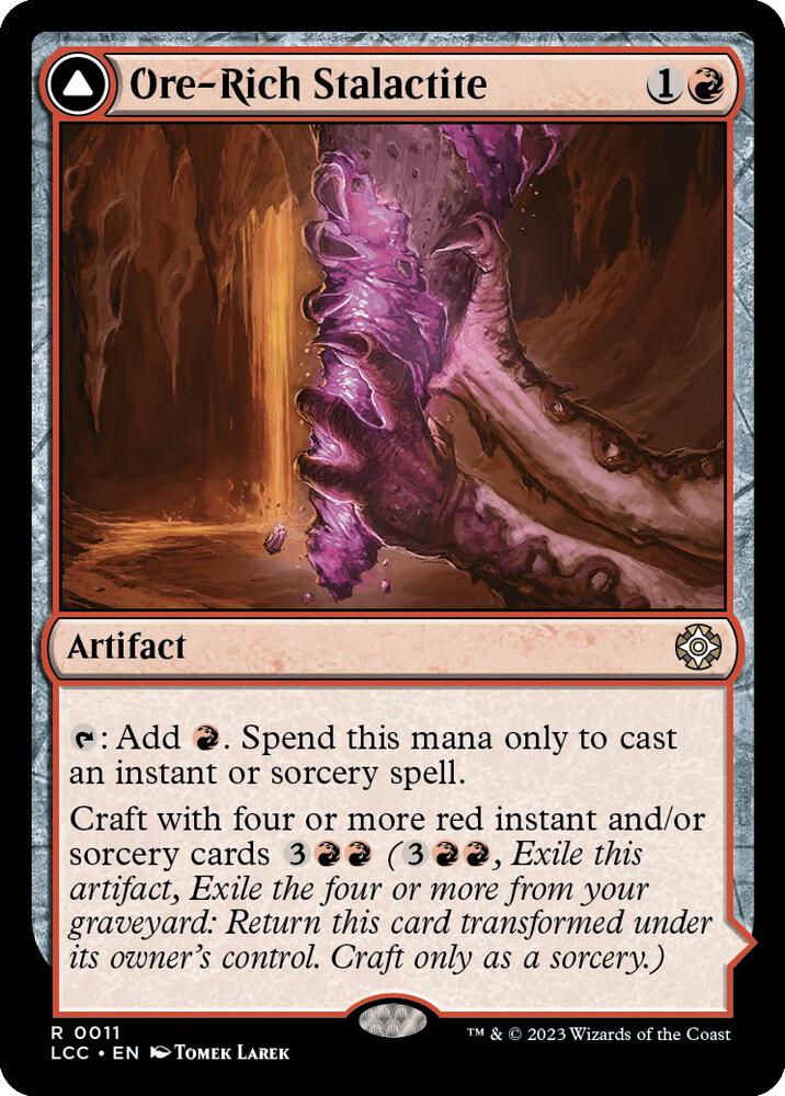 Ore-Rich Stalactite (11) [The Lost Caverns of Ixalan Commander]