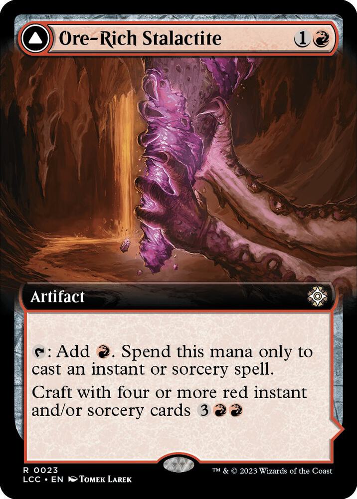 Ore-Rich Stalactite (Extended Art) (23) [The Lost Caverns of Ixalan Commander] [Extended Art]