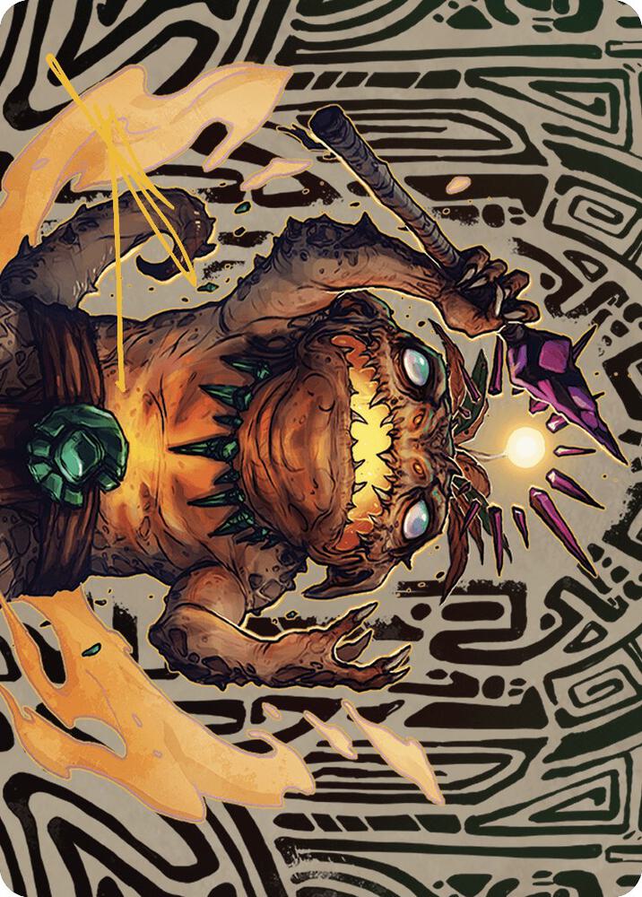 Zoyowa Lava-Tongue Art Card (Gold-Stamped Signature) (54) [The Lost Caverns of Ixalan Art Series]