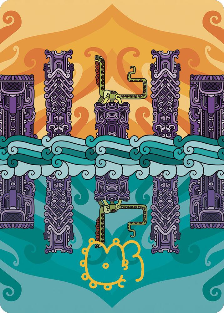 Echoing Deeps Art Card (Gold-Stamped Signature) (64) [The Lost Caverns of Ixalan Art Series]