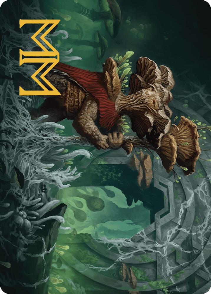 Tendril of the Mycotyrant Art Card (Gold-Stamped Signature) (31) [The Lost Caverns of Ixalan Art Series]