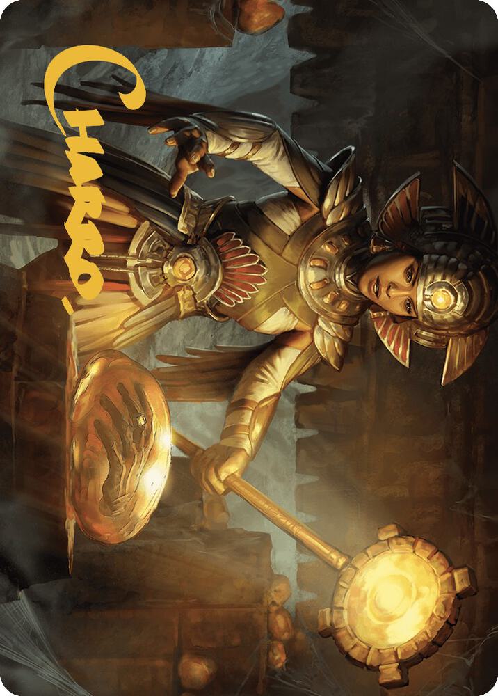 Curator of Sun's Creation Art Card (Gold-Stamped Signature) (18) [The Lost Caverns of Ixalan Art Series]