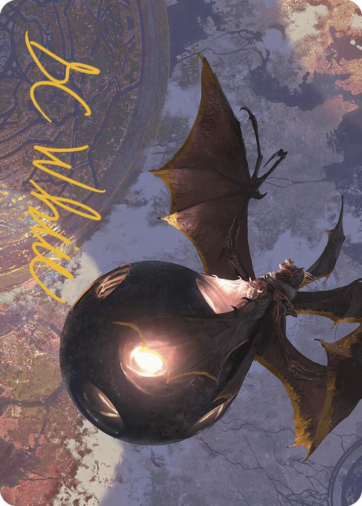 Malicious Eclipse Art Card (Gold-Stamped Signature) (17) [The Lost Caverns of Ixalan Art Series]