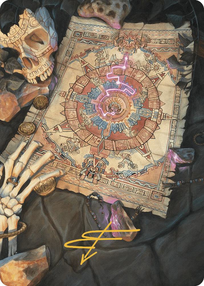 Map Token Art Card (Gold-Stamped Signature) (68) [The Lost Caverns of Ixalan Art Series]