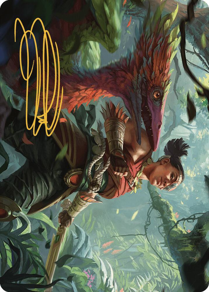 Wayta, Trainer Prodigy Art Card (Gold-Stamped Signature) (71) [The Lost Caverns of Ixalan Art Series]