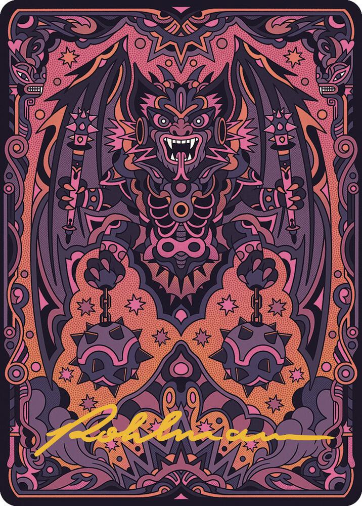 Bloodletter of Aclazotz Art Card (61/81) (Gold-Stamped Signature) [The Lost Caverns of Ixalan Art Series]