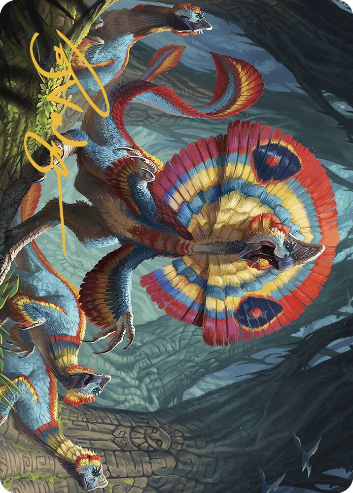 Sunfrill Imitator Art Card (Gold-Stamped Signature) (78) [The Lost Caverns of Ixalan Art Series]