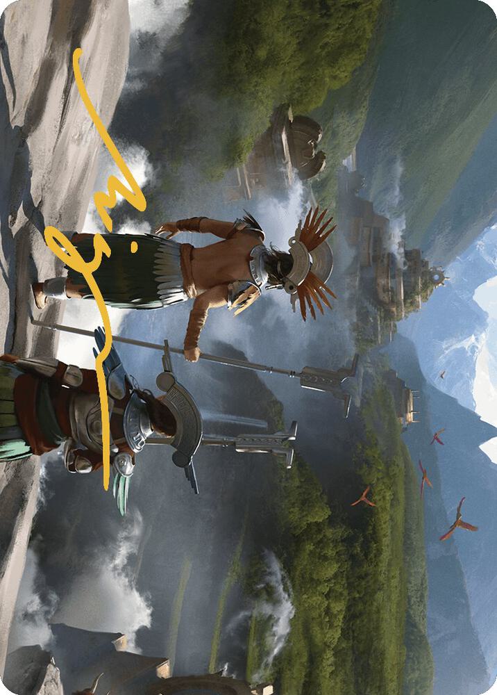 Glimpse the Core Art Card (Gold-Stamped Signature) (25) [The Lost Caverns of Ixalan Art Series]