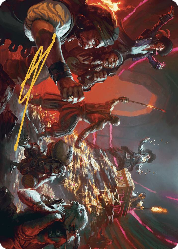 Hit the Mother Lode Art Card (Gold-Stamped Signature) (19) [The Lost Caverns of Ixalan Art Series]