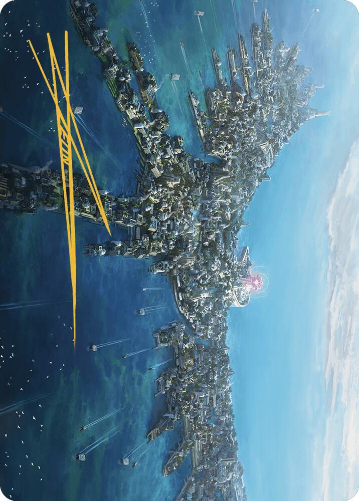 Restless Anchorage Art Card (Gold-Stamped Signature) (42) [The Lost Caverns of Ixalan Art Series]