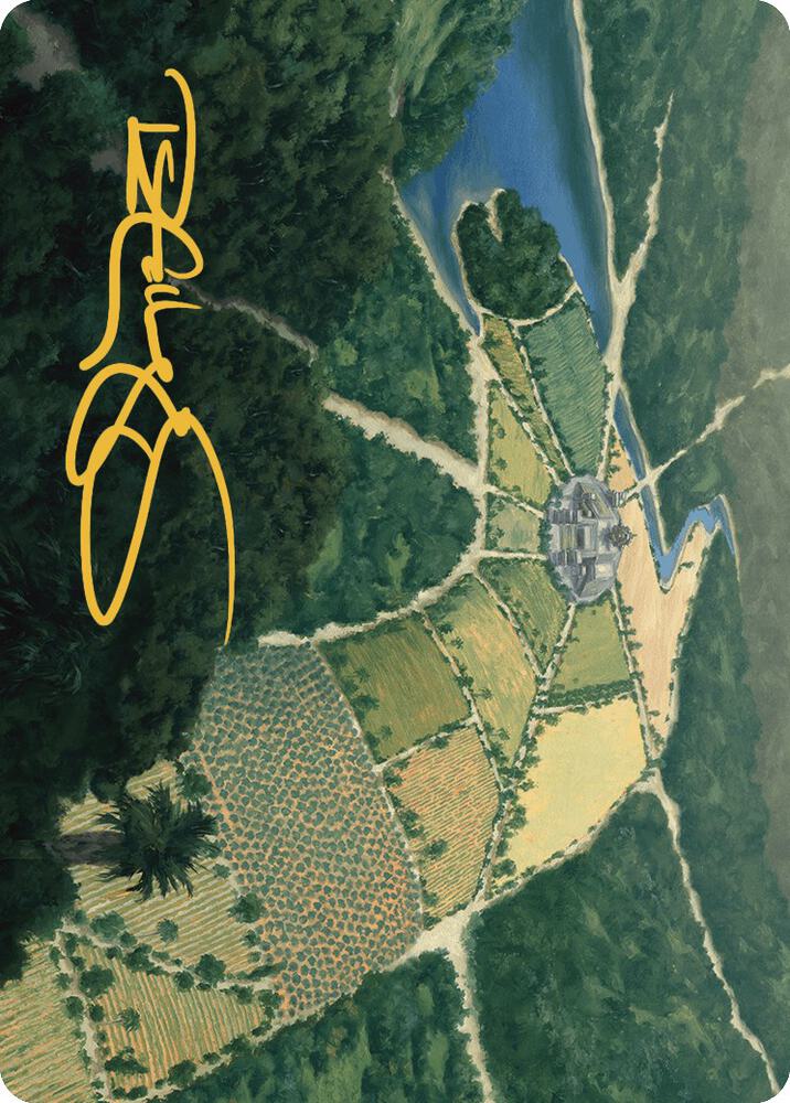 Restless Prairie Art Card (Gold-Stamped Signature) (43) [The Lost Caverns of Ixalan Art Series]