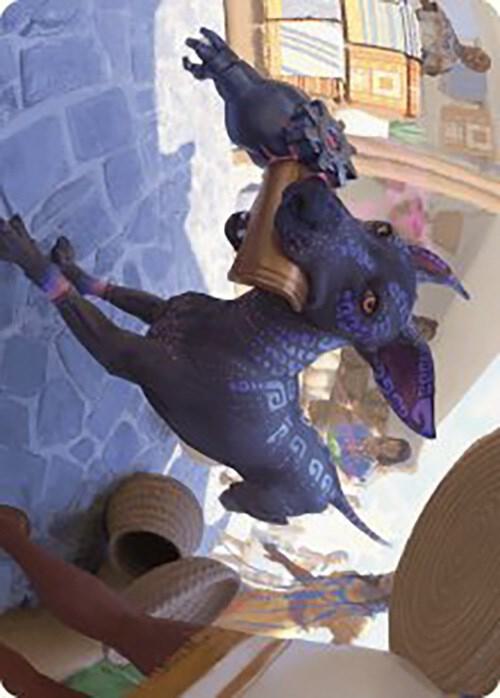 Mischievous Pup Art Card (3) [The Lost Caverns of Ixalan Art Series]