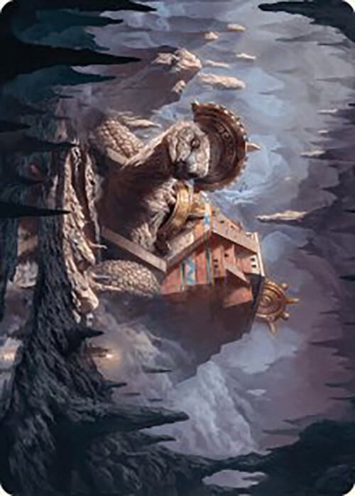 Bedrock Tortoise Art Card (23) [The Lost Caverns of Ixalan Art Series]