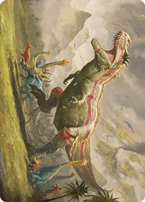 Ghalta, Stampede Tyrant Art Card (24) [The Lost Caverns of Ixalan Art Series]