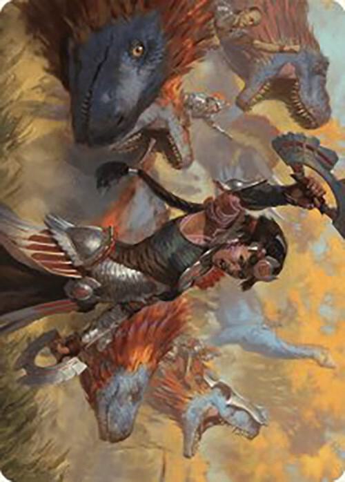 Huatli, Poet of Unity Art Card (27) [The Lost Caverns of Ixalan Art Series]
