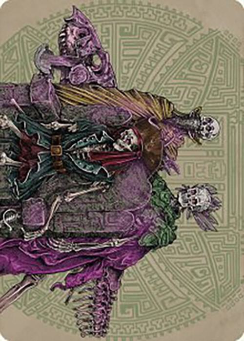 Throne of the Grim Captain Art Card (55) [The Lost Caverns of Ixalan Art Series]