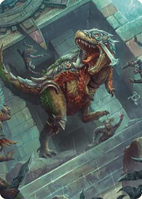 Carnage Tyrant Art Card (66) [The Lost Caverns of Ixalan Art Series]