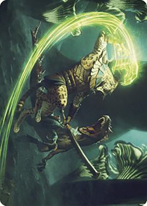 Contest of Claws Art Card (72) [The Lost Caverns of Ixalan Art Series]