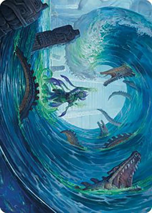 Wave Goodbye Art Card (76) [The Lost Caverns of Ixalan Art Series]