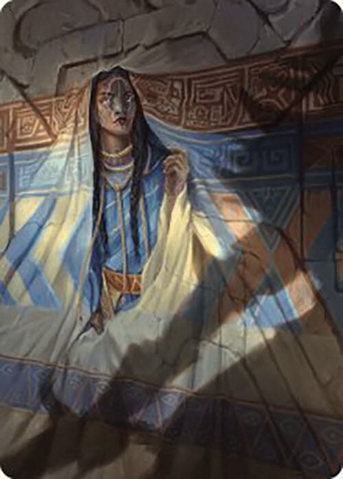 Whispersilk Cloak Art Card (80) [The Lost Caverns of Ixalan Art Series]