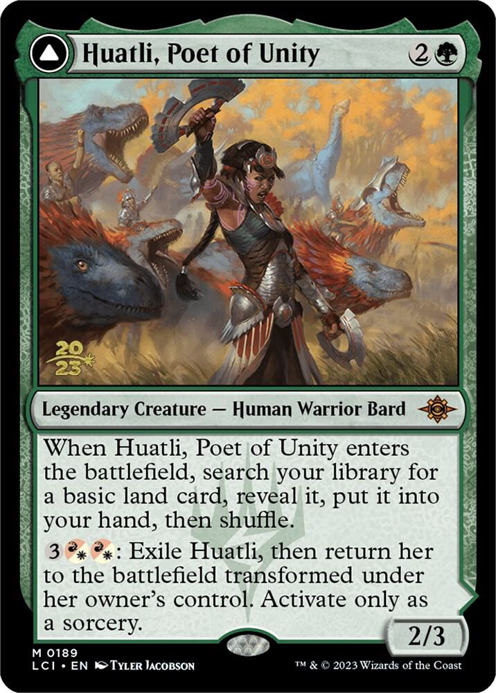 Huatli, Poet of Unity (189) [Prerelease Cards]