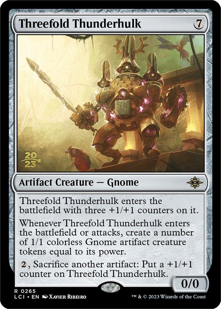 Threefold Thunderhulk (265) [Prerelease Cards]