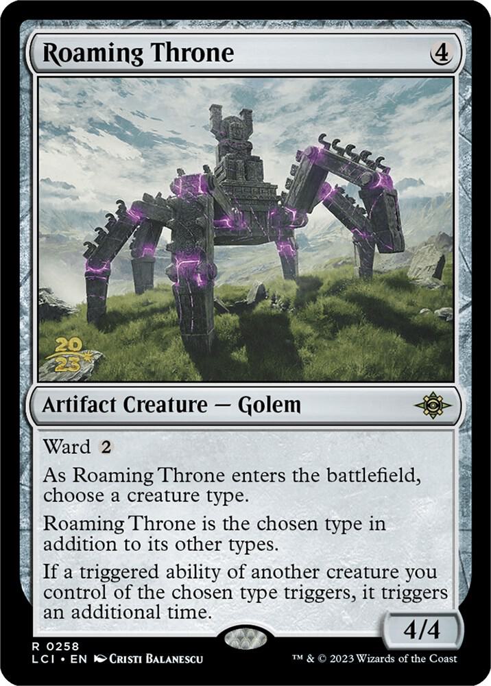 Roaming Throne (258) [Prerelease Cards]