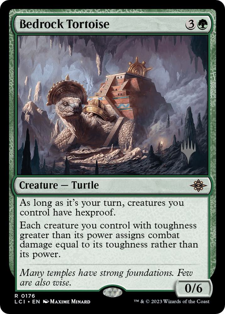 Bedrock Tortoise (176) [The Lost Caverns of Ixalan Promos]