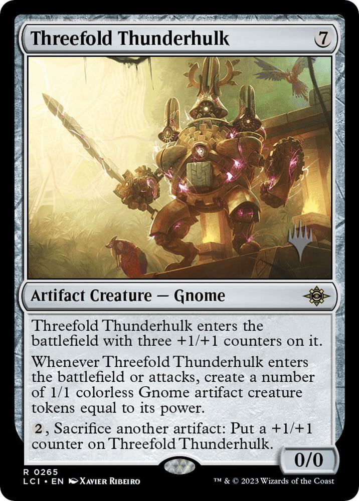 Threefold Thunderhulk (265) [The Lost Caverns of Ixalan Promos]