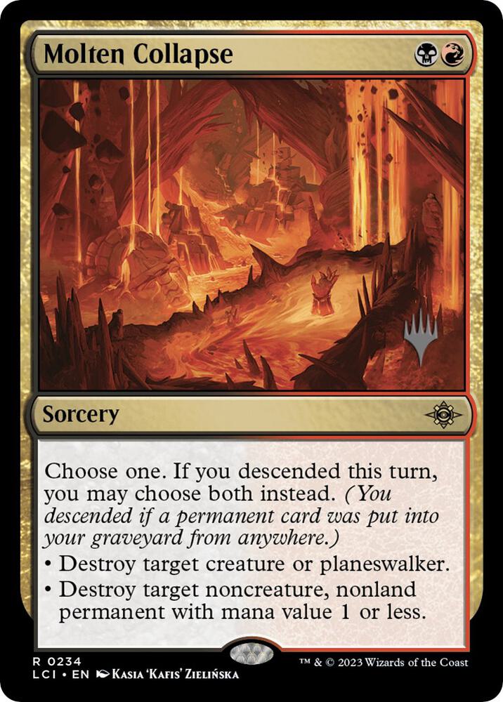 Molten Collapse (234) [The Lost Caverns of Ixalan Promos]