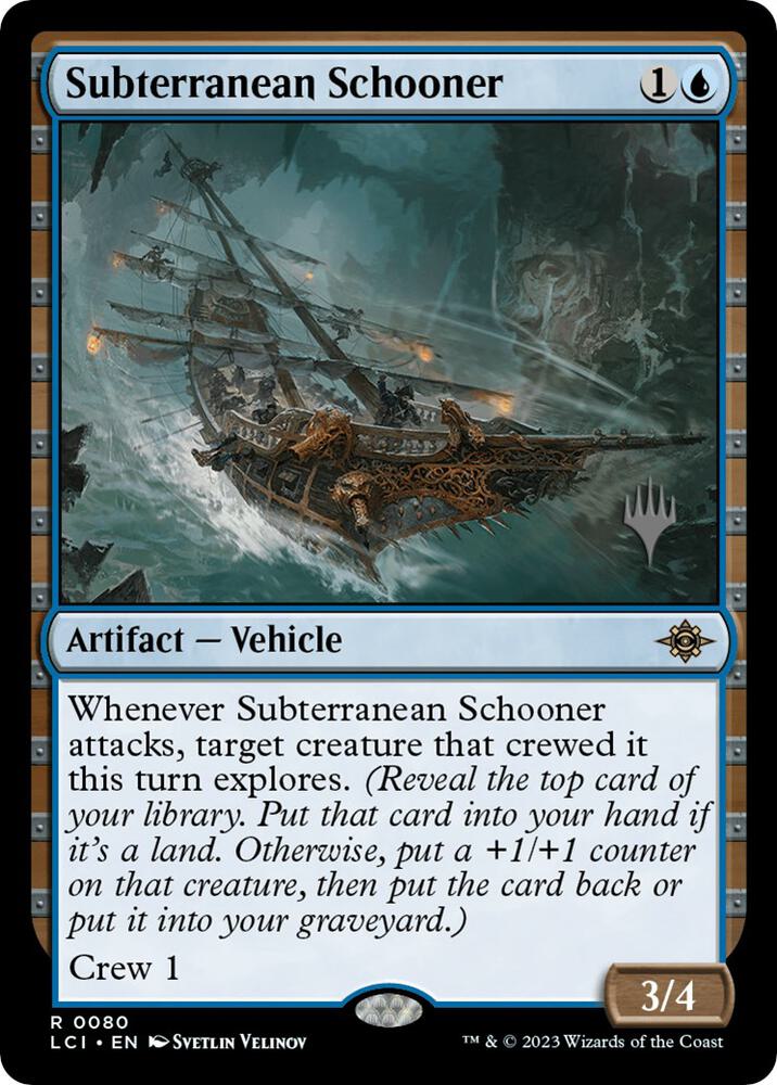 Subterranean Schooner (80) [The Lost Caverns of Ixalan Promos]