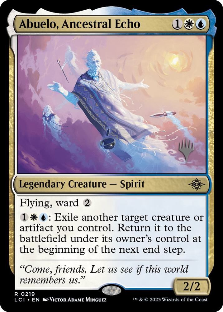 Abuelo, Ancestral Echo (219) [The Lost Caverns of Ixalan Promos]