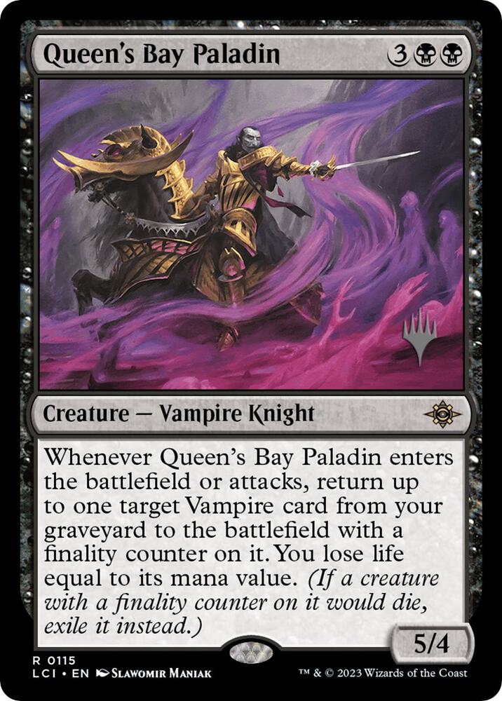 Queen's Bay Paladin (115) [The Lost Caverns of Ixalan Promos]