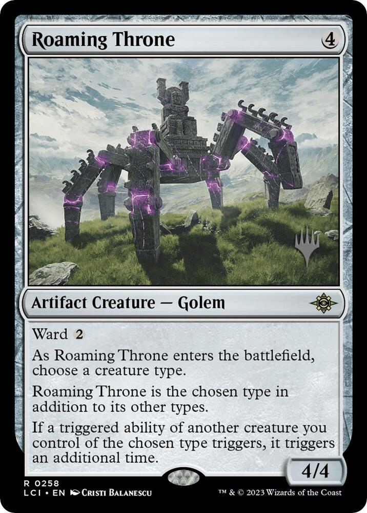 Roaming Throne (258) [The Lost Caverns of Ixalan Promos]