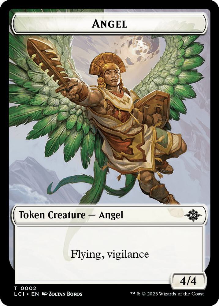 Angel Token (2) [The Lost Caverns of Ixalan]