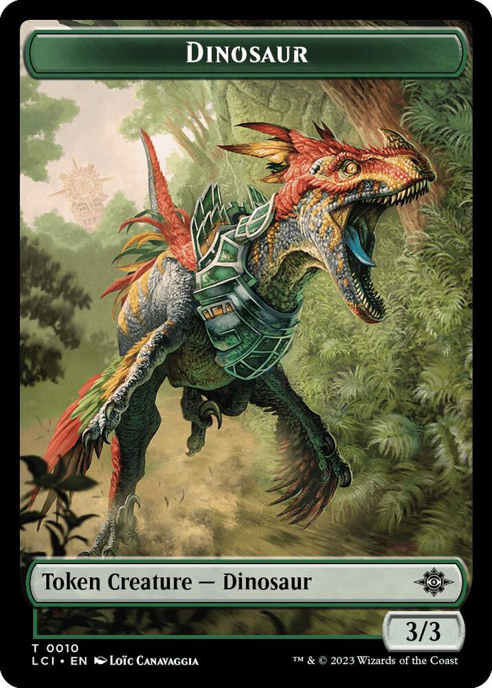 Dinosaur Token (0010) [The Lost Caverns of Ixalan]