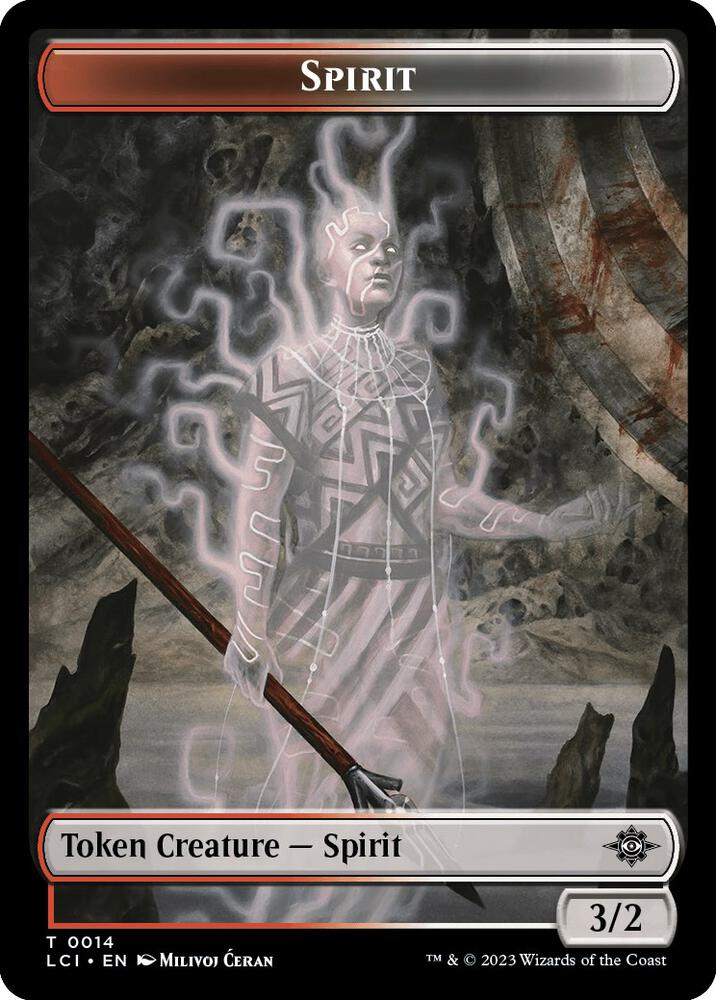 Spirit Token (14) [The Lost Caverns of Ixalan]