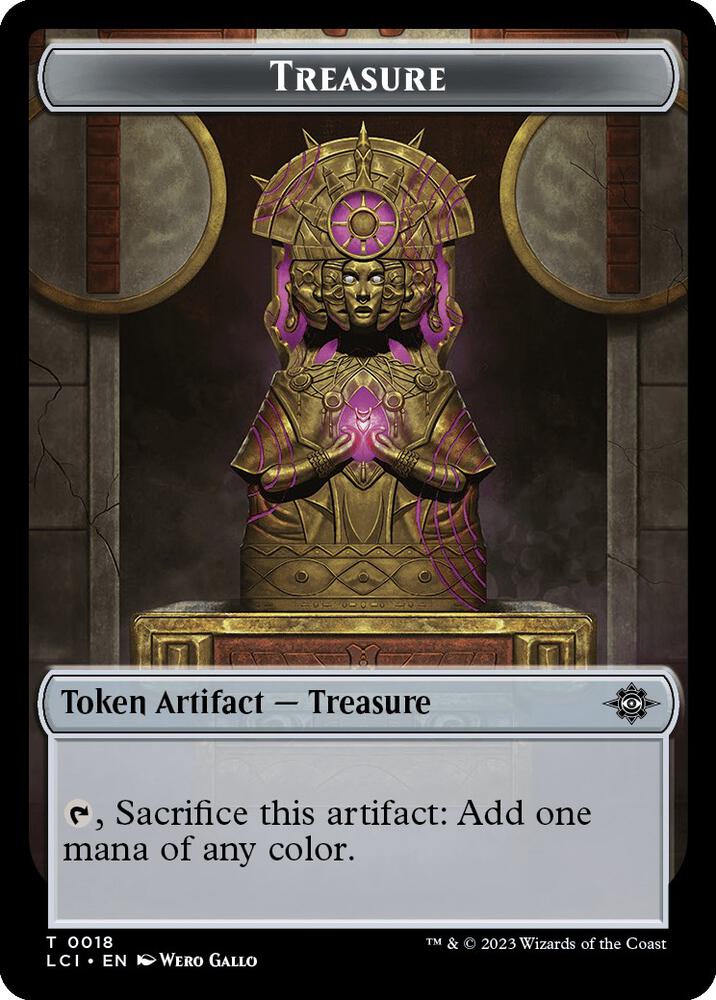 Treasure Token (18) [The Lost Caverns of Ixalan]