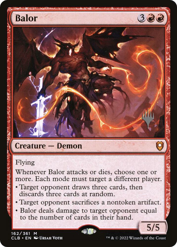 Balor (162) [The Lost Caverns of Ixalan Promos] [Promo Pack]