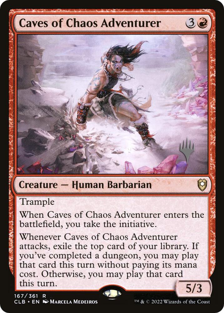 Caves of Chaos Adventurer (167) [The Lost Caverns of Ixalan Promos]