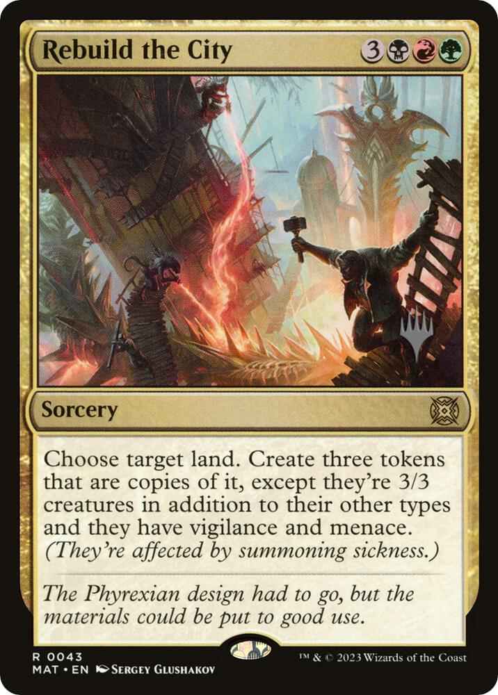 Rebuild the City (43) [The Lost Caverns of Ixalan Promos]