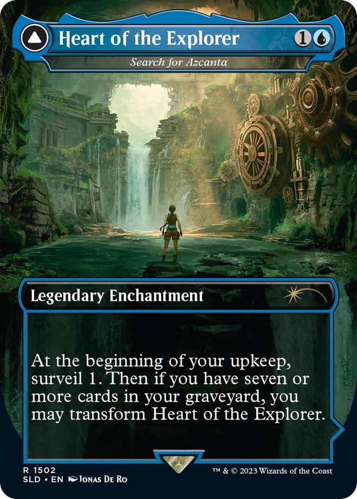 Heart of the Explorer - Search for Azcanta (1502) [Secret Lair Drop] [Borderless]