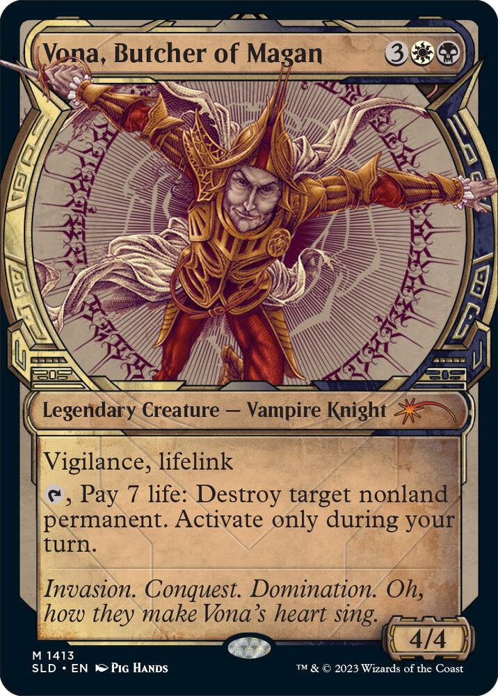 Vona, Butcher of Magan (1413) [Secret Lair Drop] [Showcase]