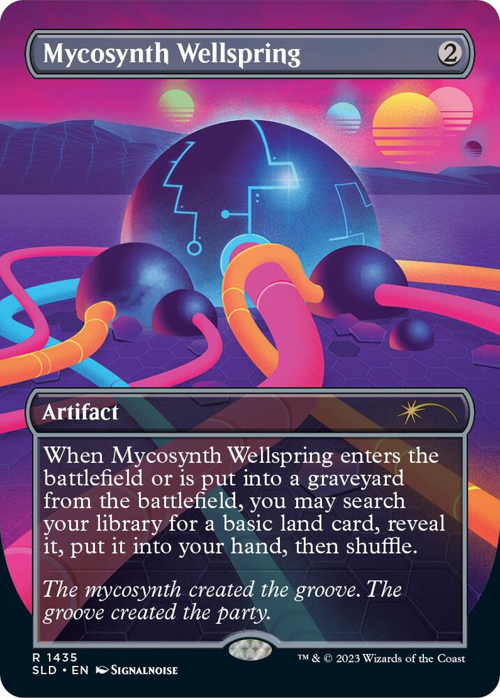 Mycosynth Wellspring (1435) [Secret Lair Drop] [Borderless]
