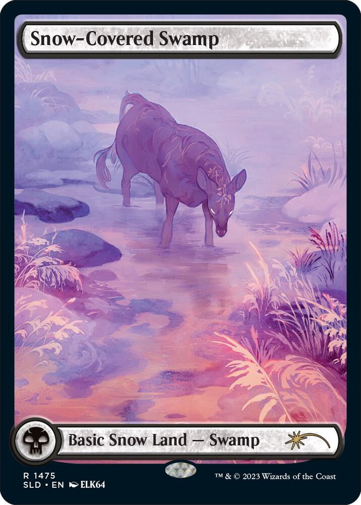 Snow-Covered Swamp (1475) [Secret Lair Drop] [Full Art]