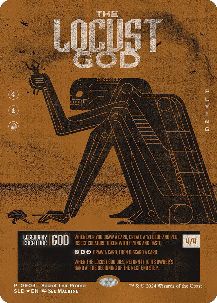 The Locust God (903) [Secret Lair Drop] [Borderless]