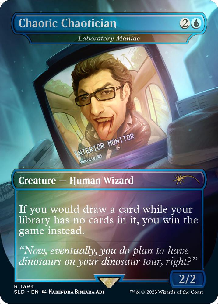 Chaotic Chaotician - Laboratory Maniac (Rainbow Foil) (1394) [Secret Lair Drop] [Borderless]