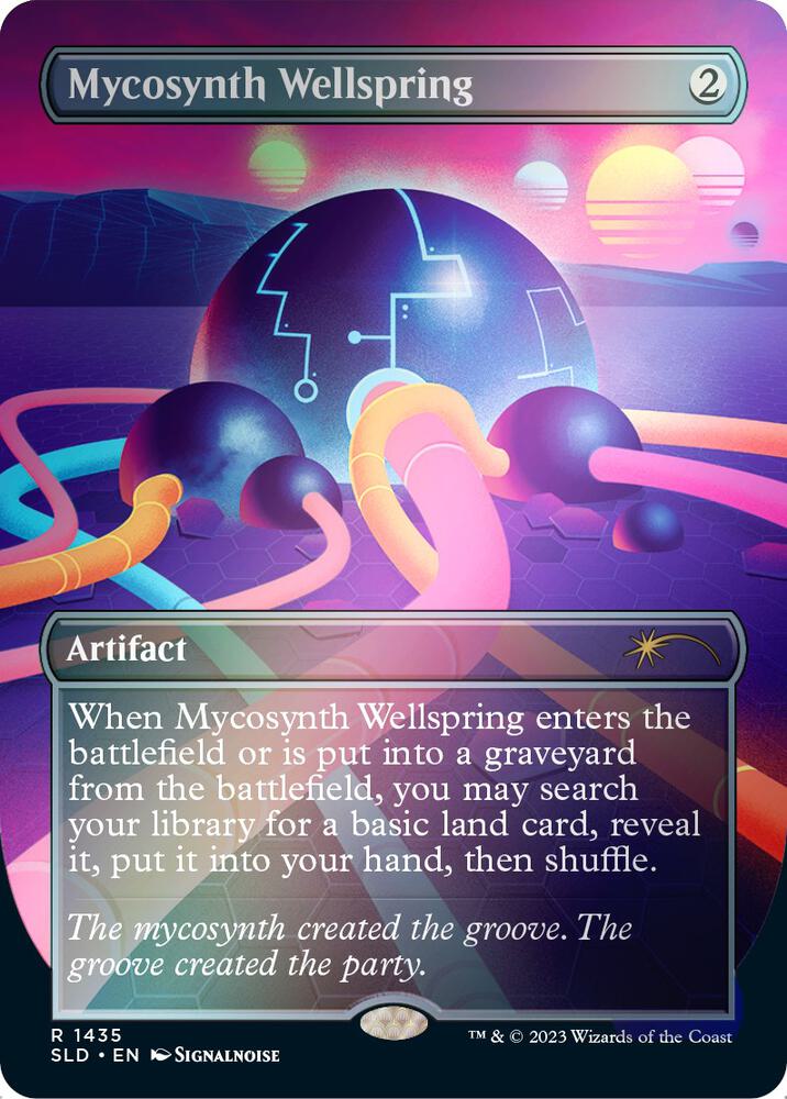 Mycosynth Wellspring (Rainbow Foil) (1435) [Secret Lair Drop] [Borderless]