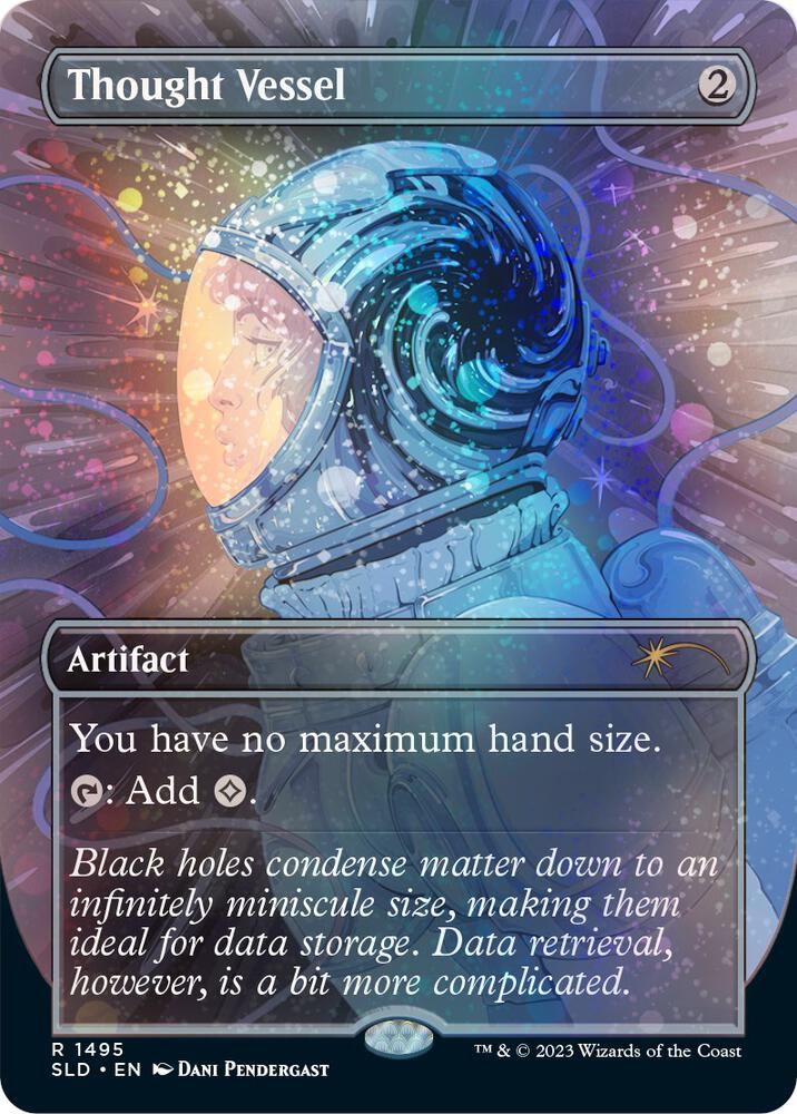 Thought Vessel (1495) (Galaxy Foil) [Secret Lair Drop] [Borderless]
